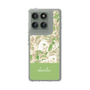 Slim Protection Case［ dazzlin - PaintFlower - Green ］