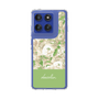 Slim Protection Case［ dazzlin - PaintFlower - Green ］