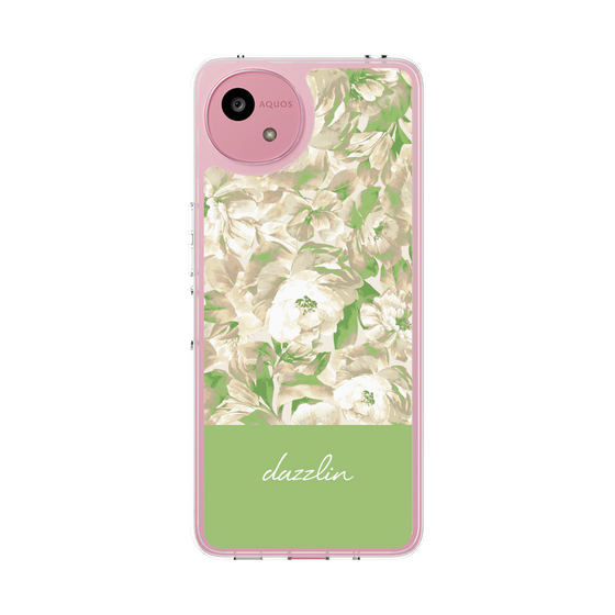 Slim Protection Case［ dazzlin - PaintFlower - Green ］