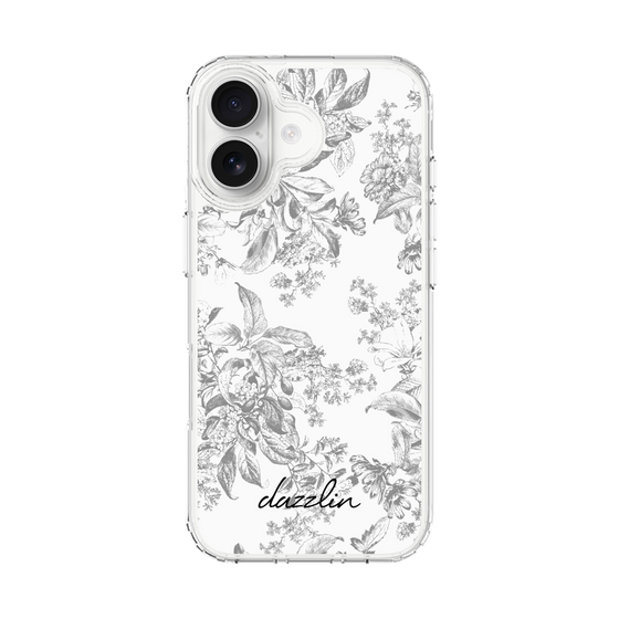 Slim Protection Case［ dazzlin - ToneFlower - Gray ］