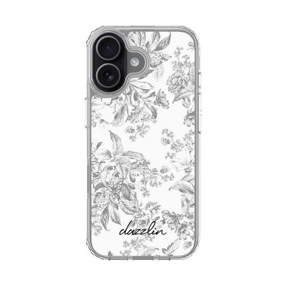 Slim Protection Case［ dazzlin - ToneFlower - Gray ］