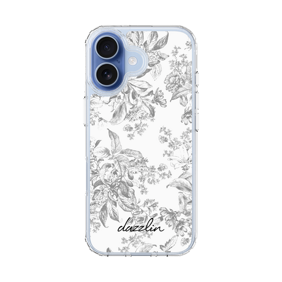 Slim Protection Case［ dazzlin - ToneFlower - Gray ］