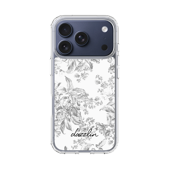 Slim Protection Case［ dazzlin - ToneFlower - Gray ］