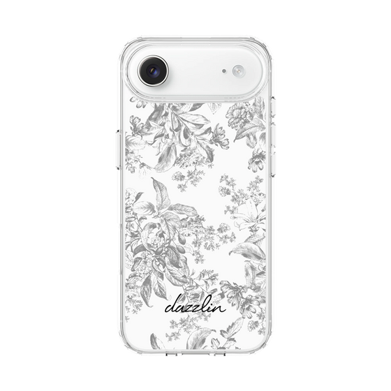 Slim Protection Case［ dazzlin - ToneFlower - Gray ］