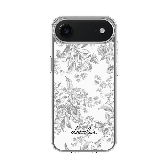 Slim Protection Case［ dazzlin - ToneFlower - Gray ］