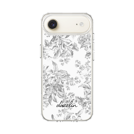 Slim Protection Case［ dazzlin - ToneFlower - Gray ］