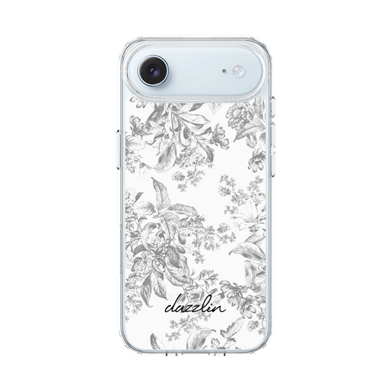 Slim Protection Case［ dazzlin - ToneFlower - Gray ］