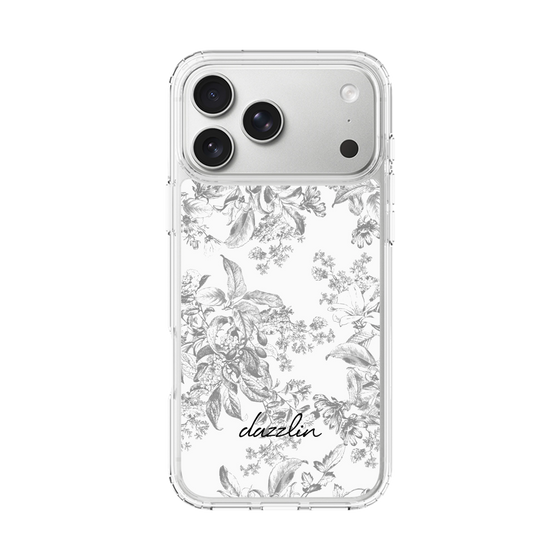 Slim Protection Case［ dazzlin - ToneFlower - Gray ］
