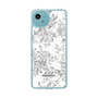 Slim Protection Case［ dazzlin - ToneFlower - Gray ］
