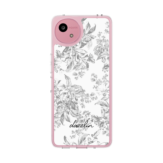 Slim Protection Case［ dazzlin - ToneFlower - Gray ］