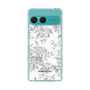 Slim Protection Case［ dazzlin - ToneFlower - Gray ］
