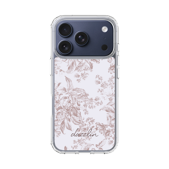 Slim Protection Case［ dazzlin - ToneFlower - Pink ］