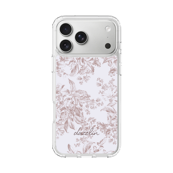 Slim Protection Case［ dazzlin - ToneFlower - Pink ］