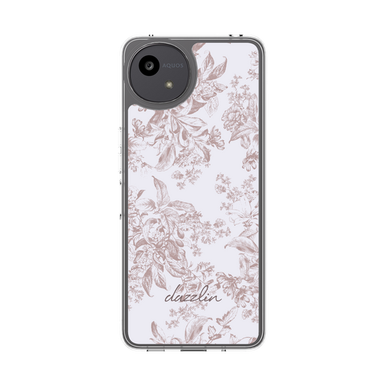 Slim Protection Case［ dazzlin - ToneFlower - Pink ］