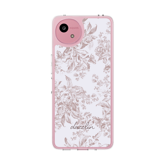 Slim Protection Case［ dazzlin - ToneFlower - Pink ］