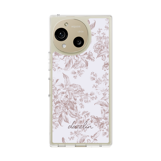 Slim Protection Case［ dazzlin - ToneFlower - Pink ］