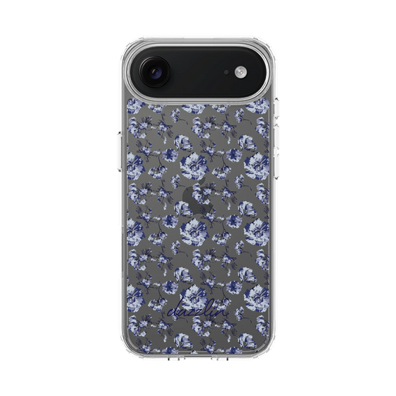 Slim Protection Case［ dazzlin - BlueFlower - Clear ］