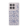 Slim Protection Case［ dazzlin - BlueFlower - Clear ］