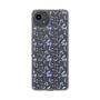 Slim Protection Case［ dazzlin - BlueFlower - Clear ］