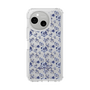 Slim Protection Case［ dazzlin - BlueFlower - Clear ］
