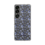 Slim Protection Case［ dazzlin - BlueFlower - Clear ］