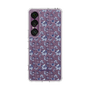 Slim Protection Case［ dazzlin - BlueFlower - Clear ］