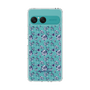 Slim Protection Case［ dazzlin - BlueFlower - Clear ］