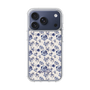 Slim Protection Case［ dazzlin - BlueFlower - Beige ］