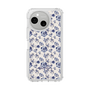 Slim Protection Case［ dazzlin - BlueFlower - Beige ］