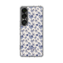 Slim Protection Case［ dazzlin - BlueFlower - Beige ］