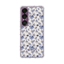 Slim Protection Case［ dazzlin - BlueFlower - Beige ］