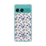 Slim Protection Case［ dazzlin - BlueFlower - Beige ］