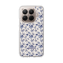 Slim Protection Case［ dazzlin - BlueFlower - Beige ］