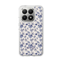 Slim Protection Case［ dazzlin - BlueFlower - Beige ］