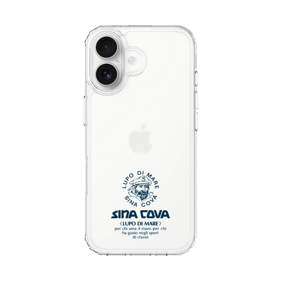 Slim Protection Case［ SINA COVA - Logo - Navy ］