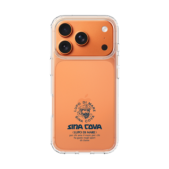 Slim Protection Case［ SINA COVA - Logo - Navy ］