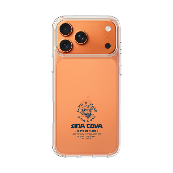Slim Protection Case［ SINA COVA - Logo - Navy ］