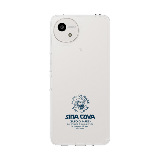 Slim Protection Case［ SINA COVA - Logo - Navy ］