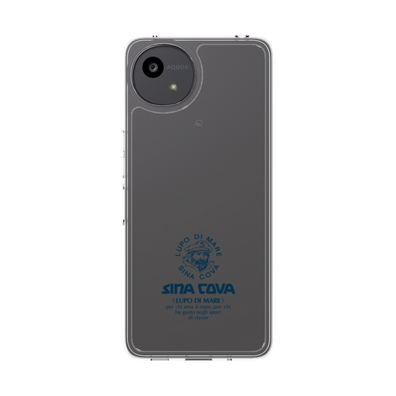 Slim Protection Case［ SINA COVA - Logo - Navy ］