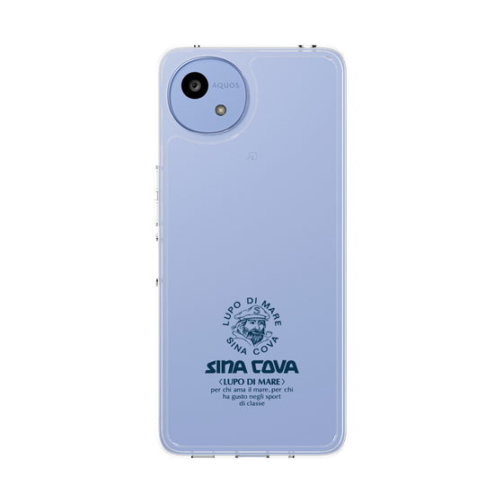 Slim Protection Case［ SINA COVA - Logo - Navy ］