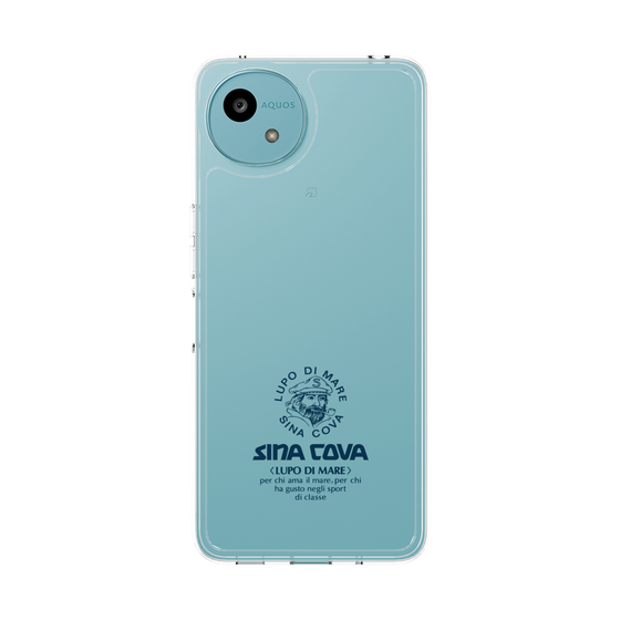 Slim Protection Case［ SINA COVA - Logo - Navy ］