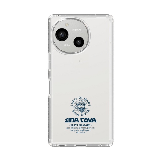 Slim Protection Case［ SINA COVA - Logo - Navy ］