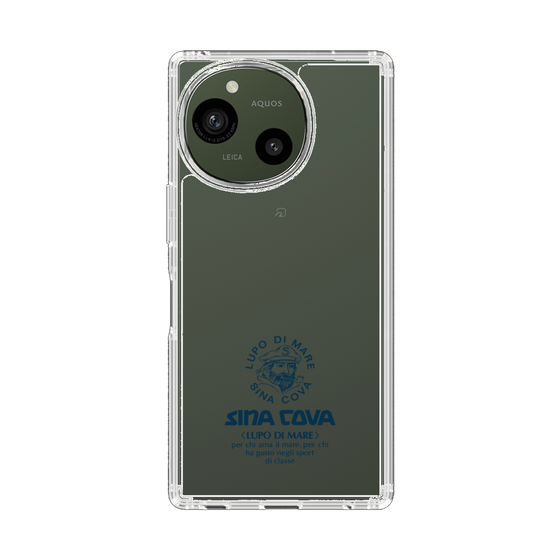 Slim Protection Case［ SINA COVA - Logo - Navy ］