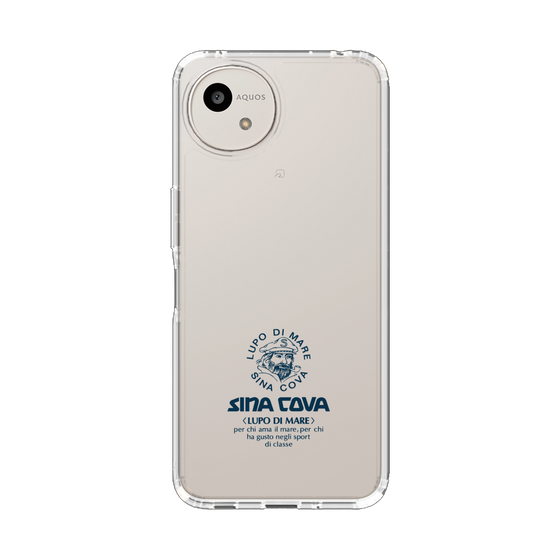 Slim Protection Case［ SINA COVA - Logo - Navy ］
