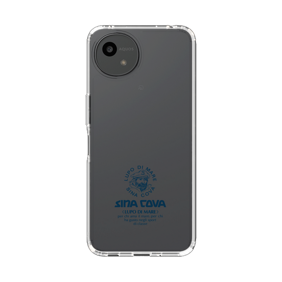 Slim Protection Case［ SINA COVA - Logo - Navy ］