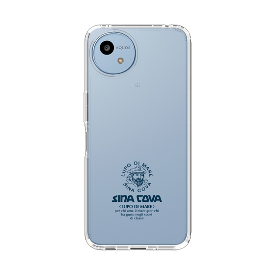 Slim Protection Case［ SINA COVA - Logo - Navy ］