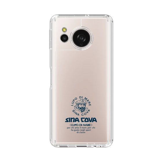 Slim Protection Case［ SINA COVA - Logo - Navy ］
