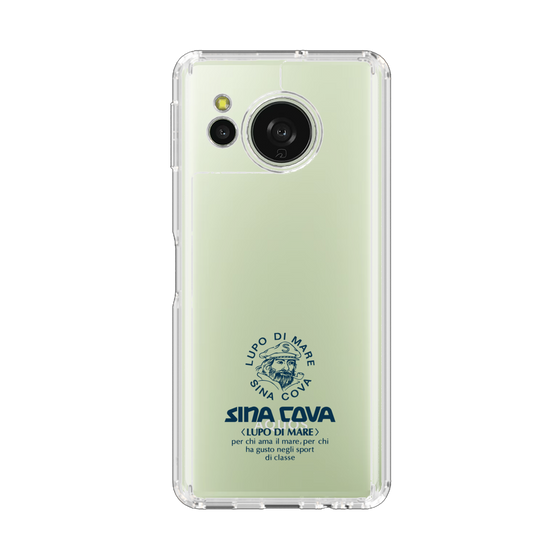 Slim Protection Case［ SINA COVA - Logo - Navy ］