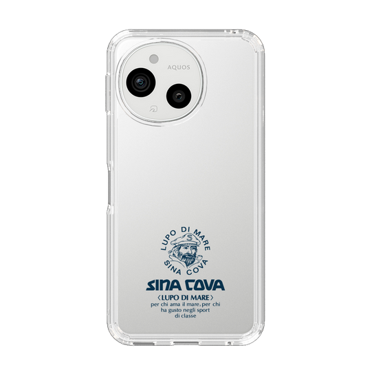 Slim Protection Case［ SINA COVA - Logo - Navy ］