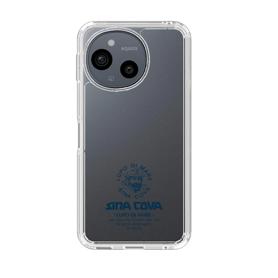 Slim Protection Case［ SINA COVA - Logo - Navy ］